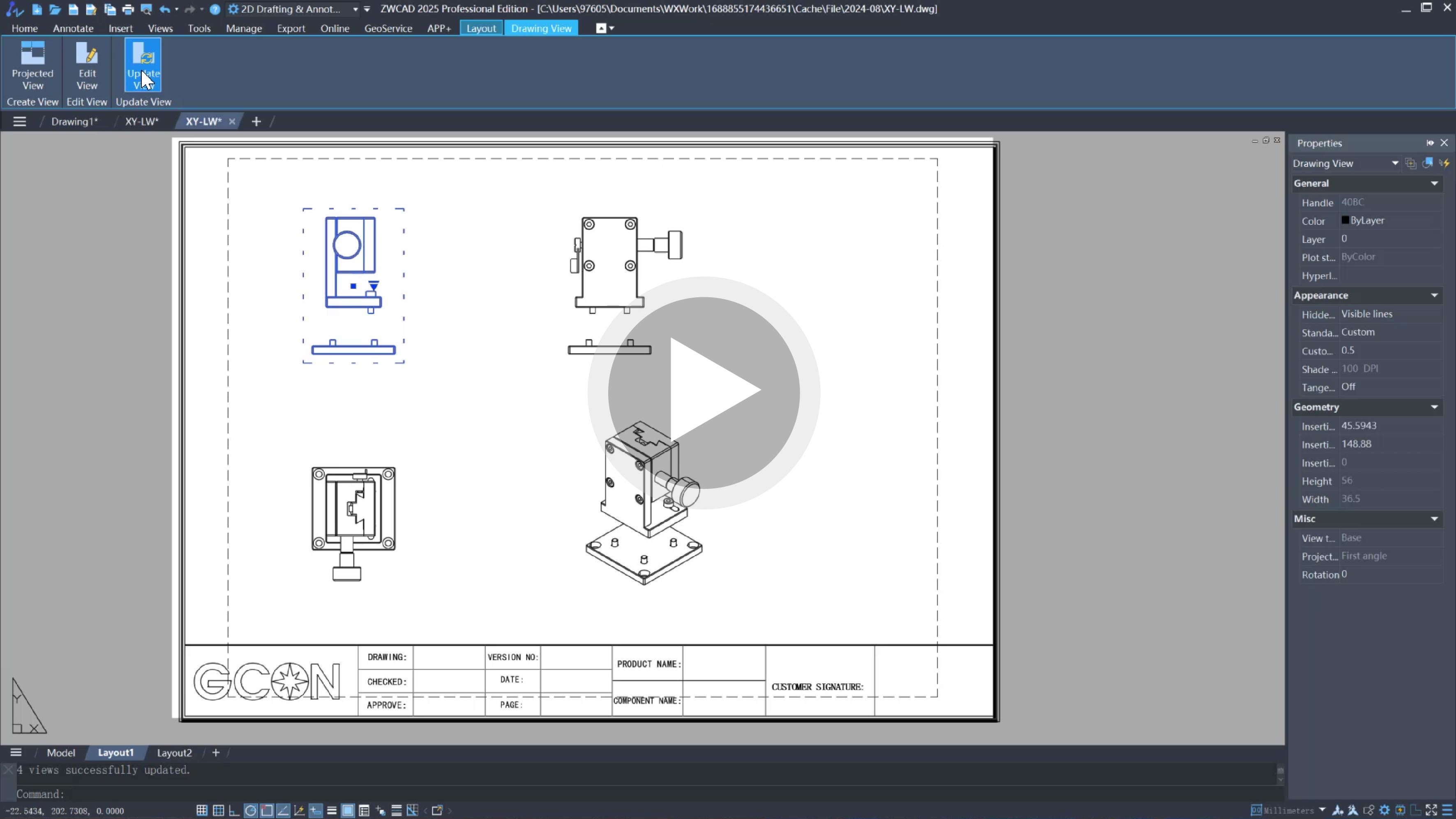 Video Drawing View