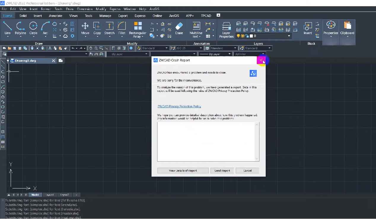 ZWCAD System Requirement Multitasking