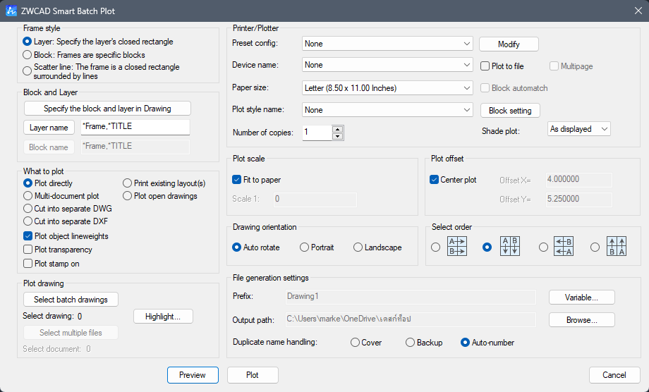 Setting Smart Plot