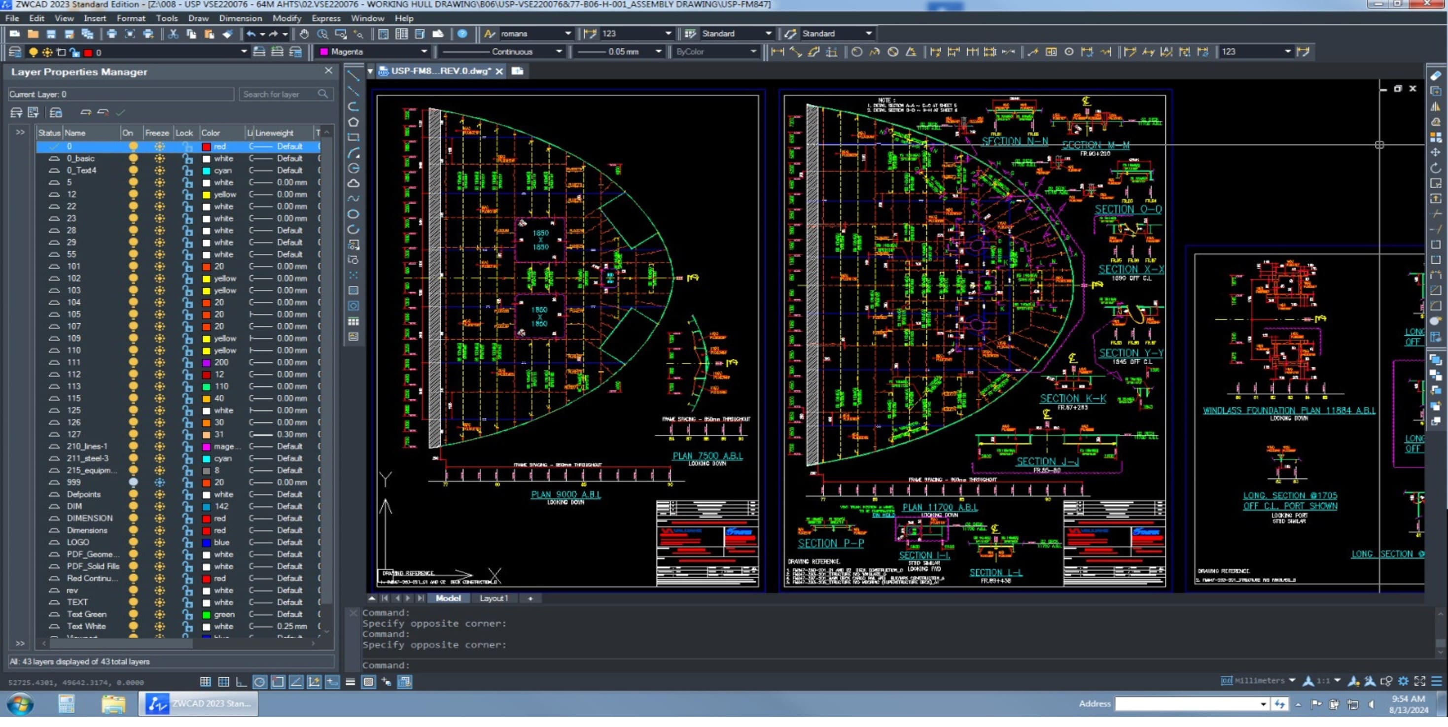 Sample of detailed ship design made by Stasnik